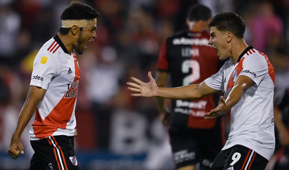 River Plate derrotó 2-0 a Newell's en una nueva fecha de la Liga Profesional de Argentina. Foto: Twitter