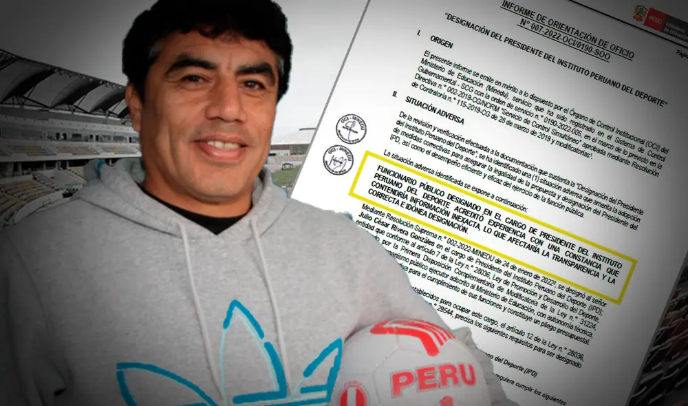 Julio 'Coyote' Rivera habría presentado información inexacta para su designación, según informe de la Contraloría. Foto: Composición GLR