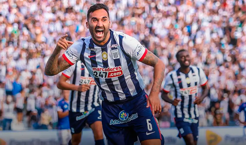 Pablo Míguez marcó el 2-1 a favor de Alianza Lima contra Mannucci. Foto: Club Alianza Lima