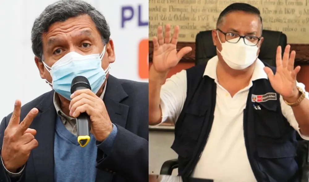 Hernán Condori reemplazó a Hernando Cevallos en la cartera de Salud. Foto: composición La República/Minsa Hernán Condori reemplazó a Hernando Cevallos en la cartera de Salud. Foto: composición La República/Minsa