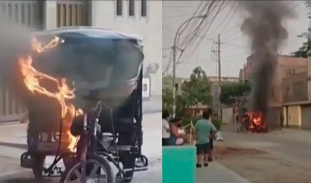 Ladrón fue llevado a la comisaría por la Policía antes de que vecinos lo lincharan. Foto: captura de América