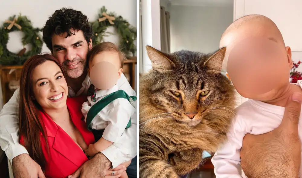 "La familia es para siempre y estos gordos peludos son parte de la mía", recalcó Natalia Salas. Foto: composición Instagram