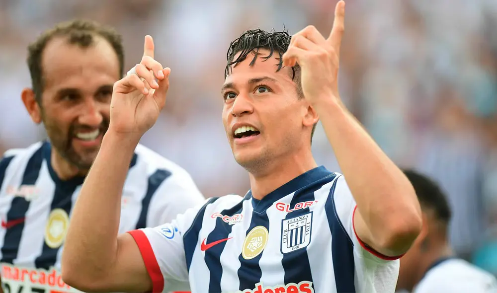 El golazo de Cristian Benavente en su debut con Alianza Lima. Foto: Liga 1.