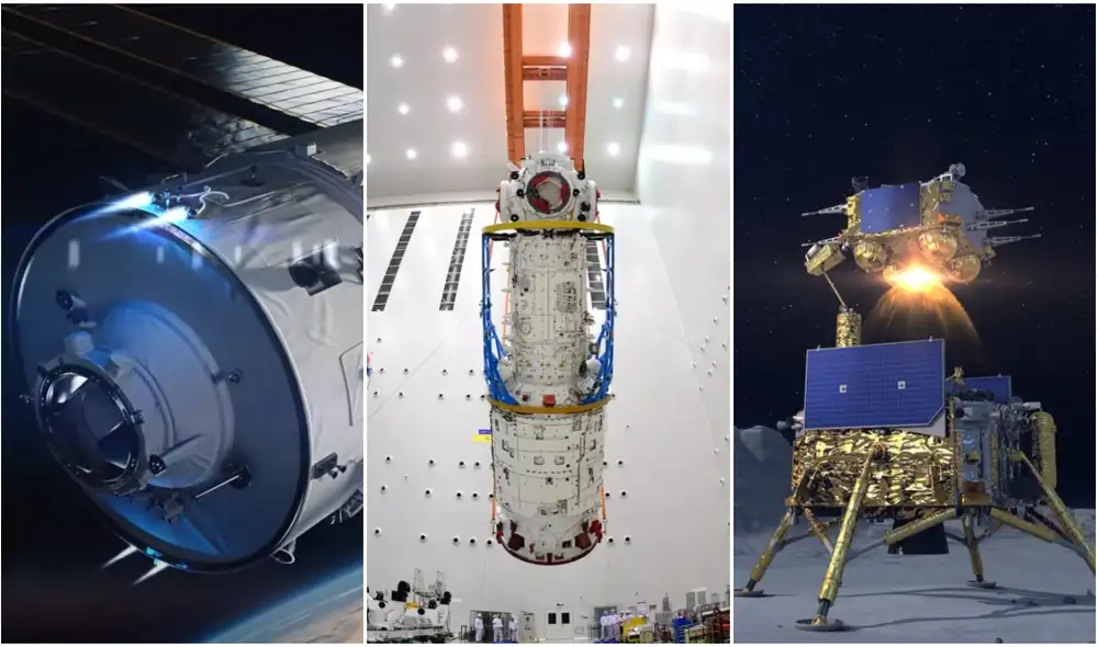 Entre estos proyectos hay viajes a nuestro satélite natural, visitas a un asteroide cercano, la construcción de un telescopio superior al Hubble, entre otros más. Foto: composición LR / CNSA