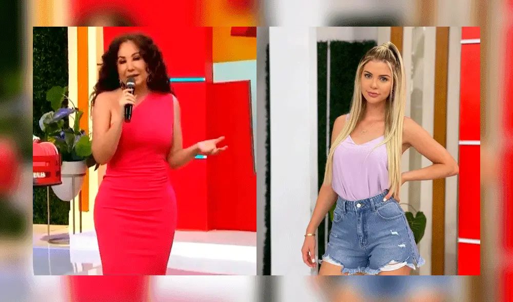 Janet Barboza lanza puñal a Brunella Horna por faltar a programa. Foto: Composición captura América TV-Instagram