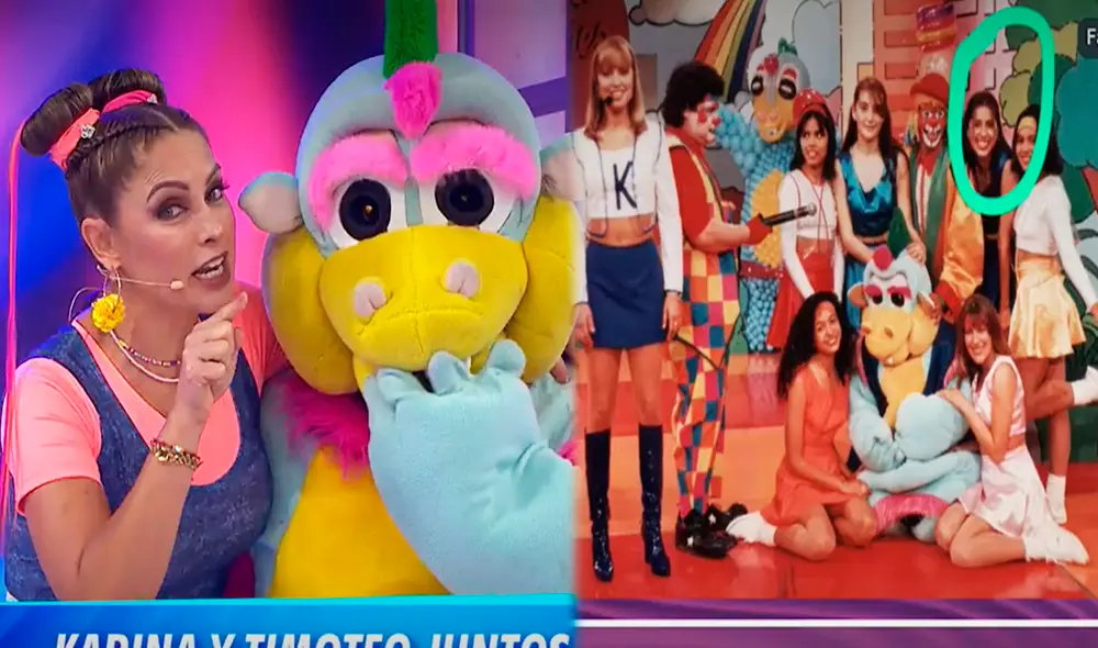 Karina Rivera y Timoteo anuncian que regresan a los shows. Foto: capturas América TV