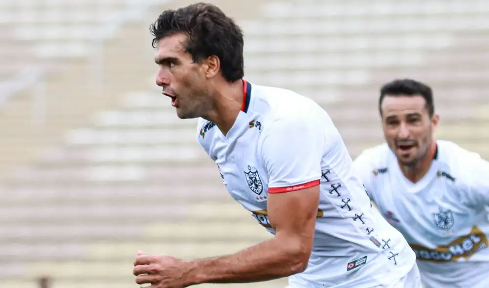 Álvaro Ampuero anotó su primer gol en la Liga 1 2022. Foto: Twitter @Club_USMP