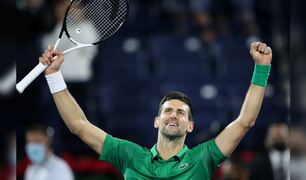 Novak Djokovic venció a Lorenzo Musetti por 6-3 en Dubái. Foto: EFE Novak Djokovic venció a Lorenzo Musetti por 6-3 en Dubái. Foto: EFE
