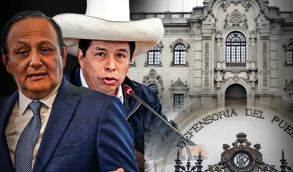 El defensor ha sido uno de los críticos más tenaces del presidente Pedro Castillo. Foto: composición de Fabrizio Oviedo/La República