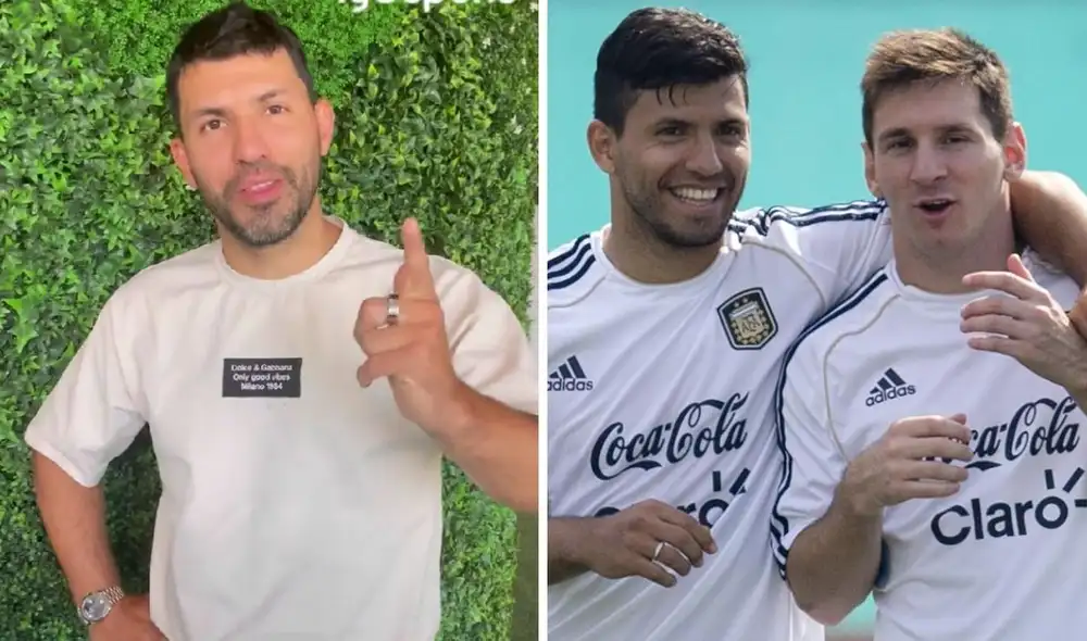 Agüero reveló la verdad sobre una afirmación muy común en redes sociales. Foto: composición/Tyc Sports/AFA