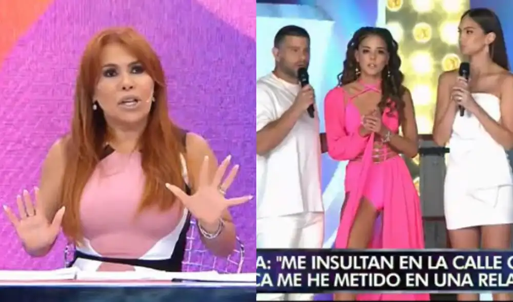 Magaly Medina opinó sobre las últimas publicaciones de Luciana Fuster. Foto: composición/ATV/ América TV Magaly Medina opinó sobre las últimas publicaciones de Luciana Fuster. Foto: composición/ATV/ América TV