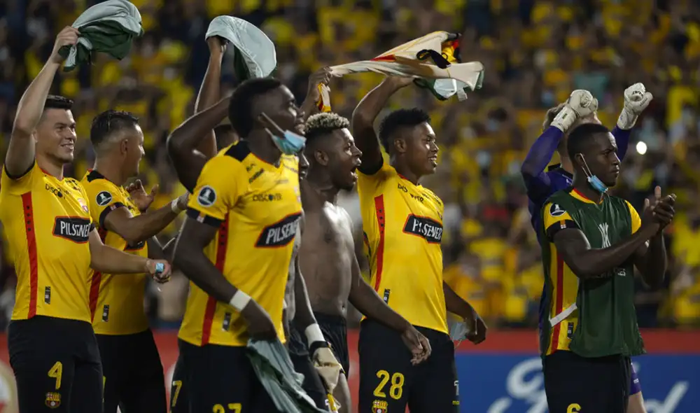 Barcelona SC registra cuatro partidos como local ante equipos peruanos por Copa Libertadores. Foto: EFE