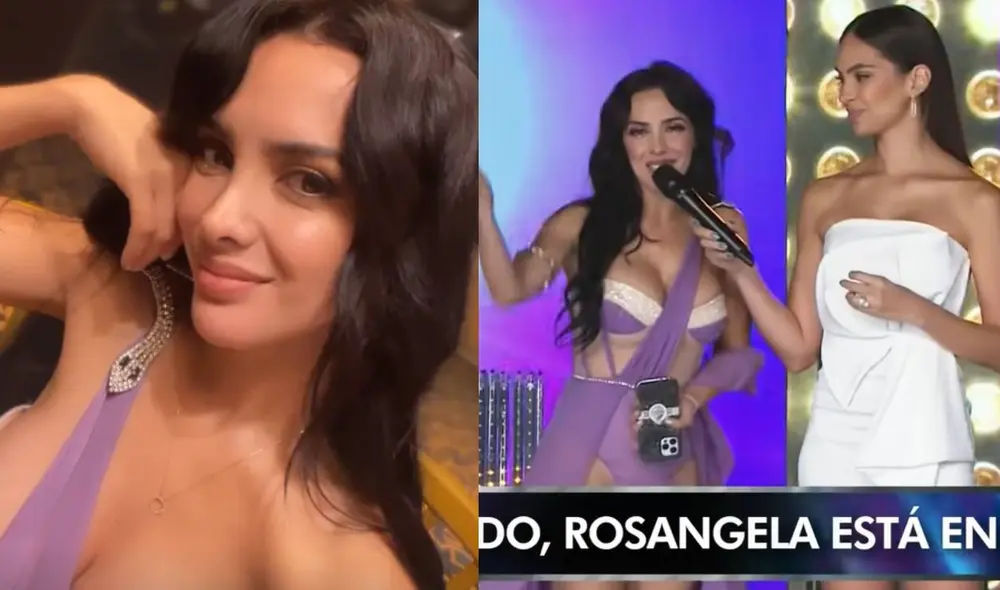 Rosángela Espinoza ingreso a Esto es guerra 10 años el lunes 21 de febrero. Foto: composición/ Instagram/ captura de América TV Rosángela Espinoza ingreso a Esto es guerra 10 años el lunes 21 de febrero. Foto: composición/ Instagram/ captura de América TV