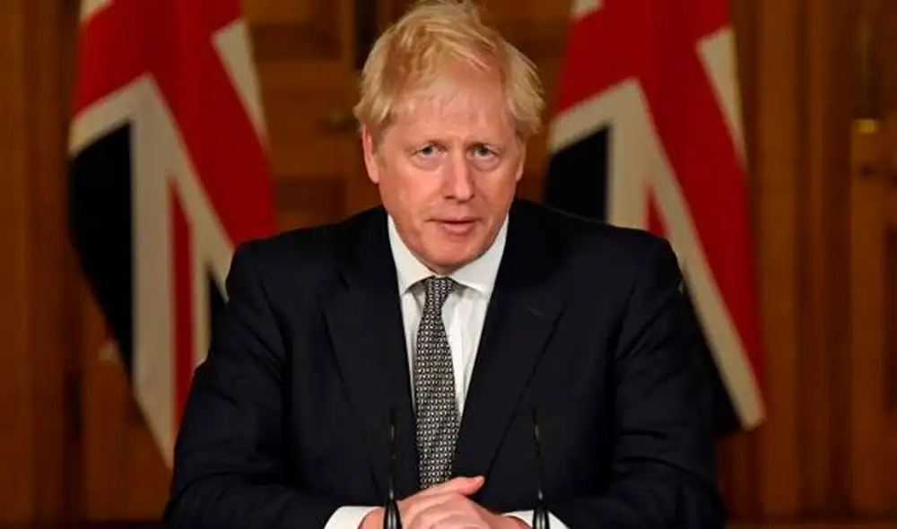 Johnson señaló que las entidades afectadas son Rossiya, IS Bank, General Bank, Promsvyazbank y Black Sea Bank. Foto: AFP Johnson señaló que las entidades afectadas son Rossiya, IS Bank, General Bank, Promsvyazbank y Black Sea Bank. Foto: AFP