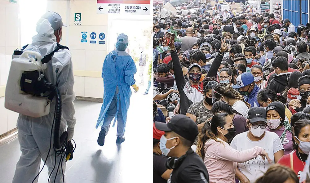 El decano del Colegio Médico también se pronunció en contra de dejar de usar mascarillas. Foto: composición/La República El decano del Colegio Médico también se pronunció en contra de dejar de usar mascarillas. Foto: composición/La República
