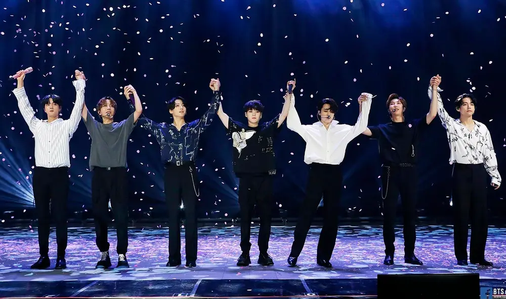 BTS celebró su primer concierto presencial tras la pandemia a finales de noviembre 2021. Foto: HYBE