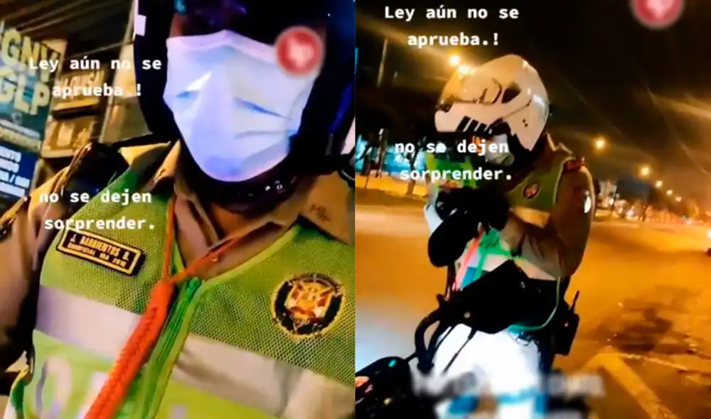 PNP detiene a sujeto en moto lineal. Foto: captura Instagram/LPderecho PNP detiene a sujeto en moto lineal. Foto: captura Instagram/LPderecho