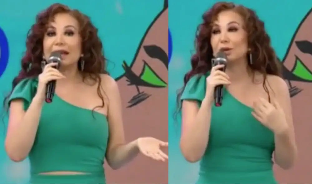 Janet Barboza reveló que su familia le enseñó a defenderse de los bravucones de su escuela. Foto: América hoy/captura