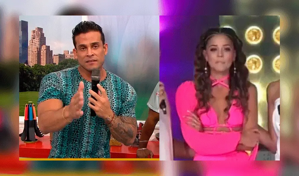 Christian Domínguez aconseja a Luciana Fuster no dedicarse a la TV. Foto: Composición Captura América TV
