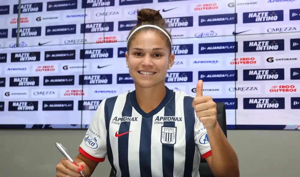 Adriana Lúcar fue la goleadora de la Liga Femenina 2021. Foto: Alianza Lima. Adriana Lúcar fue la goleadora de la Liga Femenina 2021. Foto: Alianza Lima.