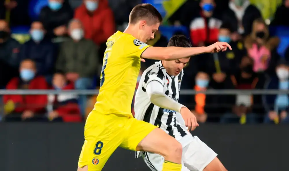 Villarreal se fue al descanso con el marcador 0-1 a favor de Juventus. Fotos: EFE Villarreal se fue al descanso con el marcador 0-1 a favor de Juventus. Fotos: EFE