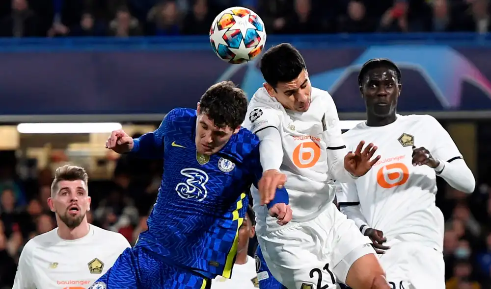 Chelsea supera al Lille por la ida de octavos de la Champions League 2021-22. Foto: EFE