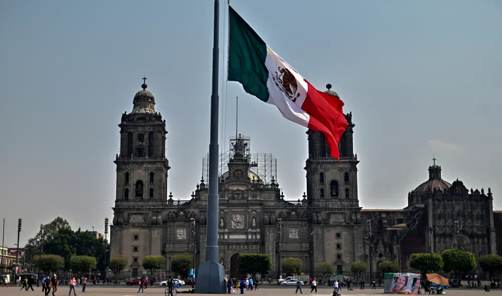 La bandera de México representa la unidad de la nación y de sus ciudadanos. Foto: AFP La bandera de México representa la unidad de la nación y de sus ciudadanos. Foto: AFP