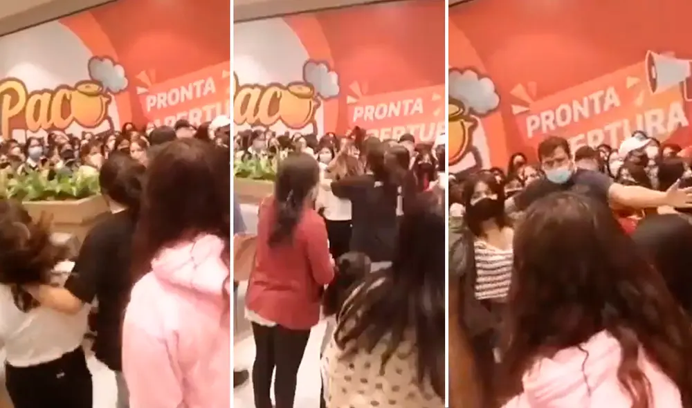 BTS, preventa en Cineplanet: el desorden en la fila habría propiciado un jaloneo entre jóvenes. Foto: capturas