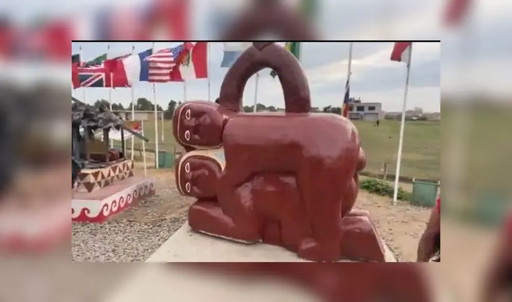 Uno de los huacos representa el acto sexual en una pareja. Foto: Yuly Lazo Uno de los huacos representa el acto sexual en una pareja. Foto: Yuly Lazo