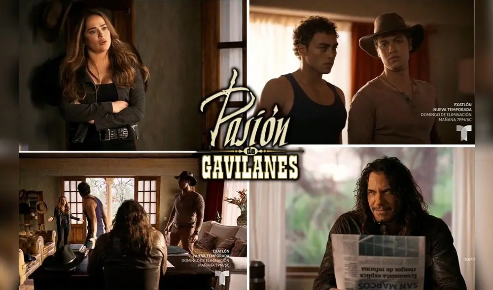 Los mellizos Erick y León le ocultan a Juan y Norma información sobre su relación con el profesor Carreño. Foto: composición/captura/Telemundo