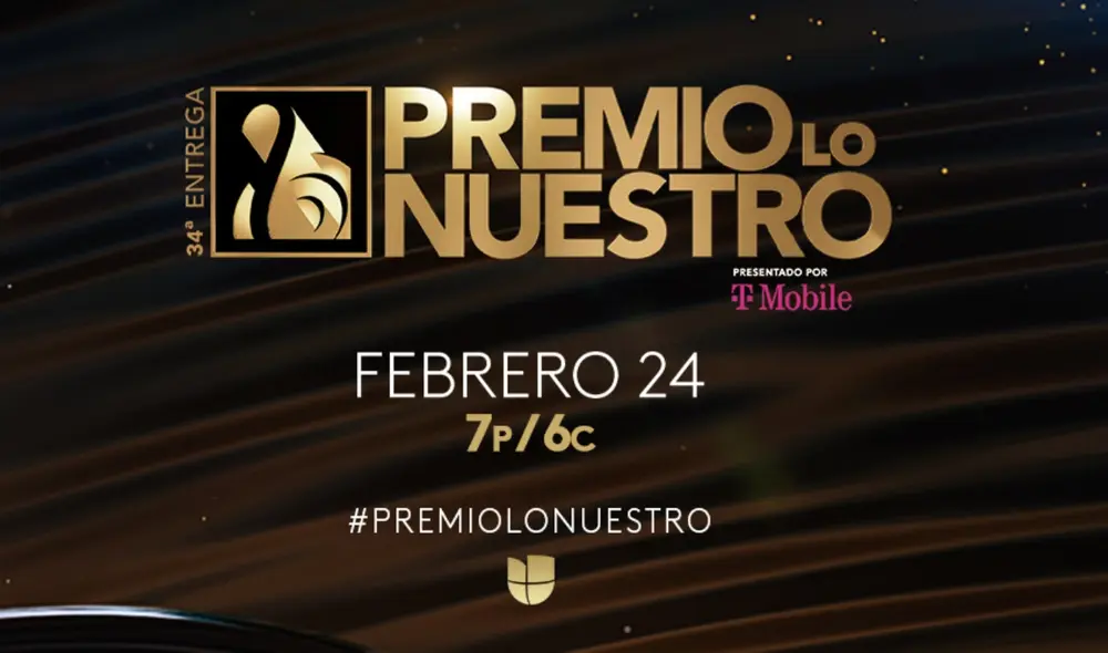 Este jueves se celebrarán los Premios Lo Nuestro 2022. Foto: Premios Lo Nuestro