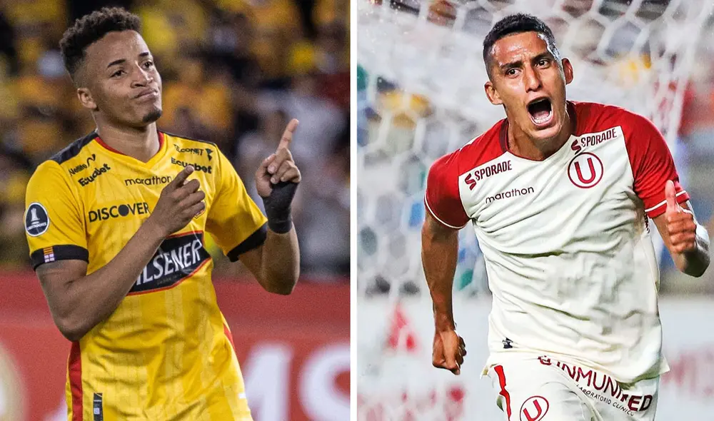 Barcelona SC vs. Universitario chocan por la Copa Libertadores 2022. Foto: composición/ Barcelona SC/ Universitario Barcelona SC vs. Universitario chocan por la Copa Libertadores 2022. Foto: composición/ Barcelona SC/ Universitario