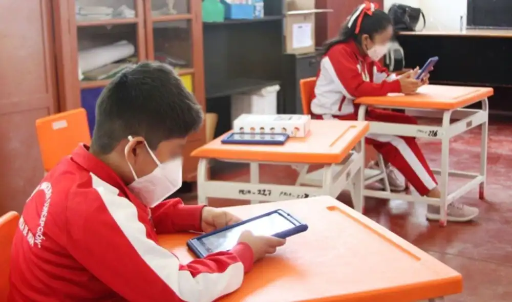 Las clases se suspenderán en caso de un contagio. Foto: Minedu