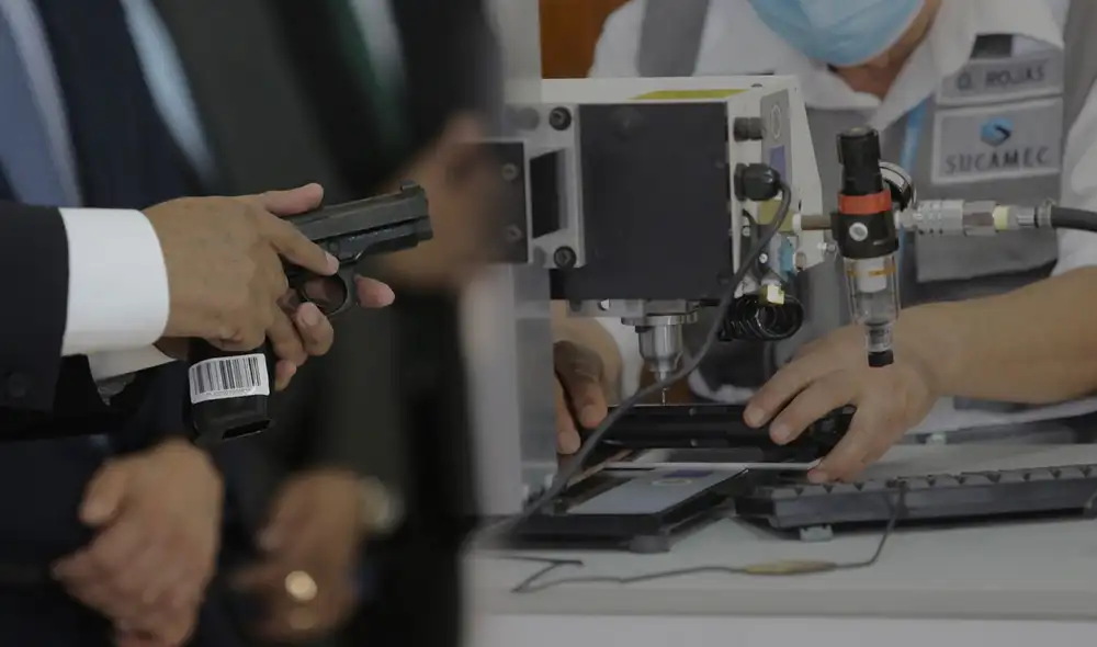 Esta es la primera máquina de marcaje en el país. Foto: Gerardo Marín / La República