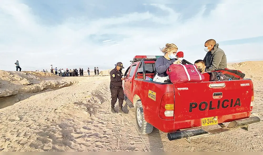 Frontera. Extranjeros hallados en frontera Tacna y Arica. Foto: La República Frontera. Extranjeros hallados en frontera Tacna y Arica. Foto: La República