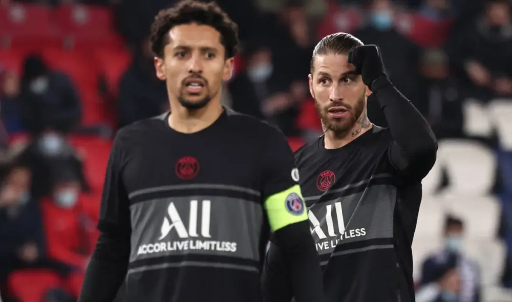 Víctima de las lesiones. Sergio Ramos tiene pocos minutos en la temporada. Ni siquiera ha jugado Champions League con PSG. Foto: EFE