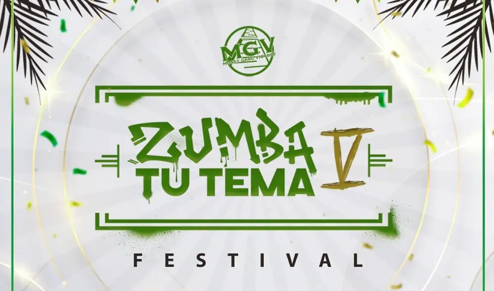 Zumba tu tema 5 se realizará el 27 de marzo. Foto: Instagram MGV