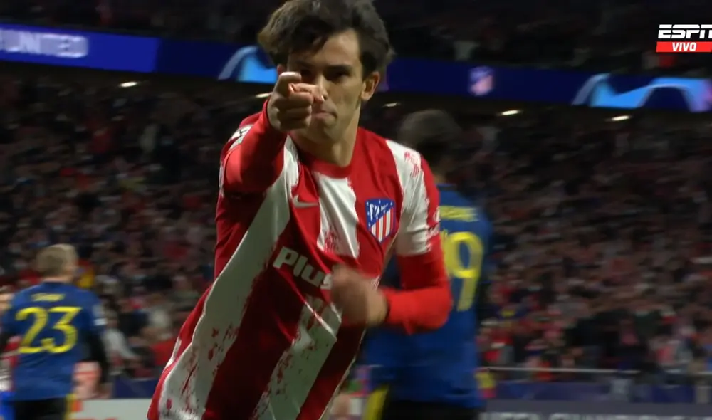 Joao Félix puso el 1-0 para los colchoneros en el Wanda Metropolitano. Foto: captura Star Plus Joao Félix puso el 1-0 para los colchoneros en el Wanda Metropolitano. Foto: captura Star Plus