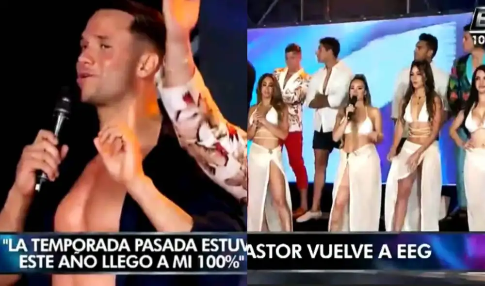 Fabio Agostini deja atrás sus diferencias con Jossmery Toledo tras compartir con ella en EEG 10 años. Foto: composición/ captura de América TV Fabio Agostini deja atrás sus diferencias con Jossmery Toledo tras compartir con ella en EEG 10 años. Foto: composición/ captura de América TV