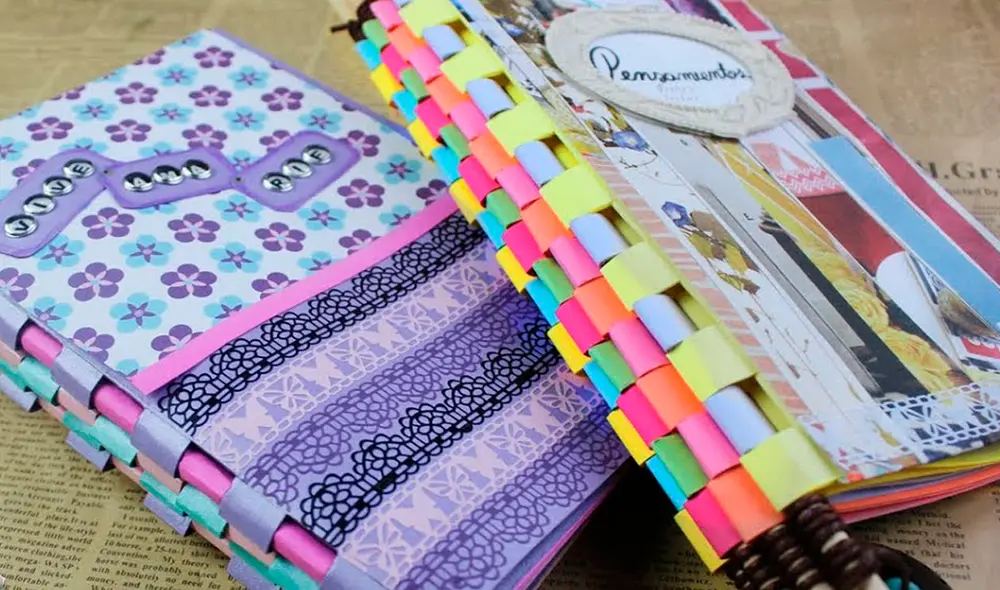 Usa ideas originales al forrar y decorar tus cuadernos en este nuevo año escolar. Foto: floriteremanualidades