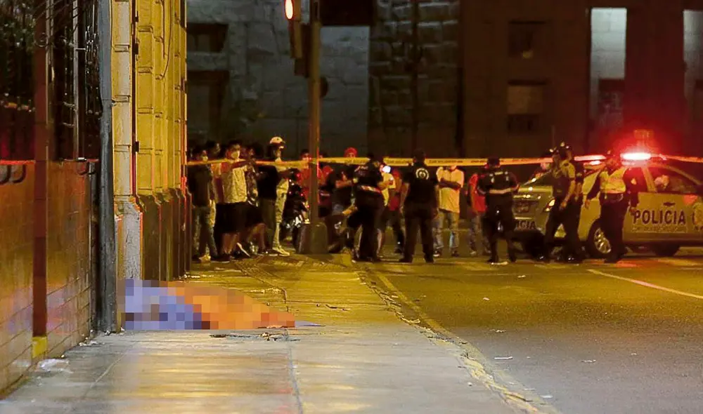 La cuadra 7 del jirón Zepita, en el Cercado de Lima, fue escenario del crimen. Foto: John Reyes/La República