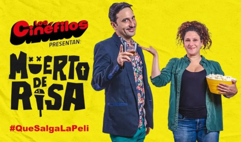 Muerto de risa, película peruana protagonizada por César Ritter y Gisela Ponce de León, y dirigida por Gonzalo Ladines, busca ser financiada con apoyo del público. Foto: Instagram