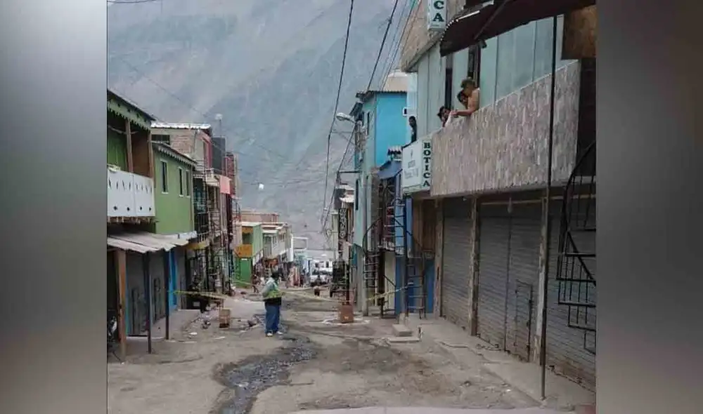 Sujetos fueron atacados cuando caminaban por calle de Secocha. Foto: Policía Nacional