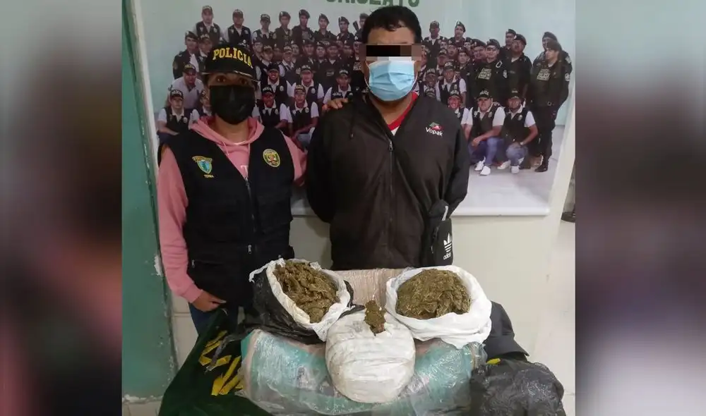 Esta persona quedó en manos de los representantes del Ministerio Público. Foto: PNP