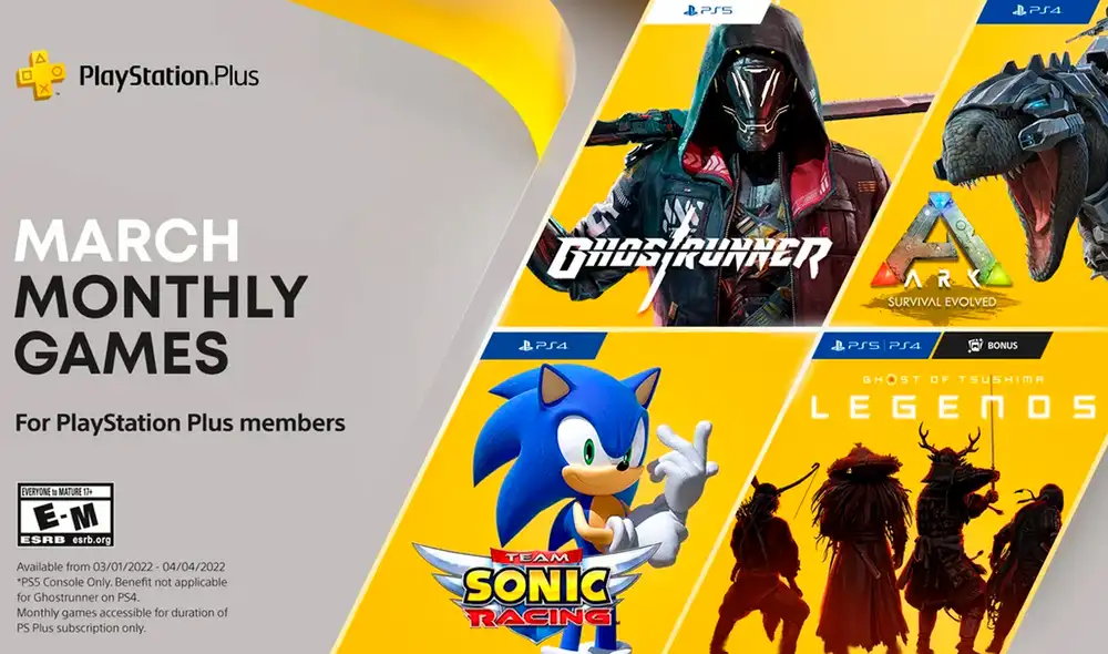 Estos videojuegos se podrán descargar en PS4 y PS5 a partir del 1 de marzo desde la PlayStation Store. Foto: PlayStation