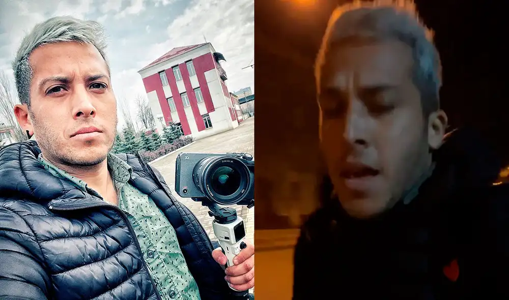 El youtuber Alex Tienda reporta desde Ucrania lo que se vive en tierra. Foto: captura/Instagram