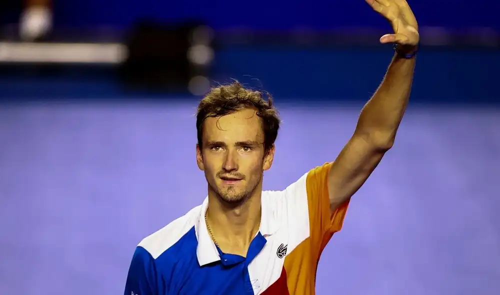 Medvedev se una al selecto grupo de tenistas rusos en liderar el ranking ATP. Foto: EFE.