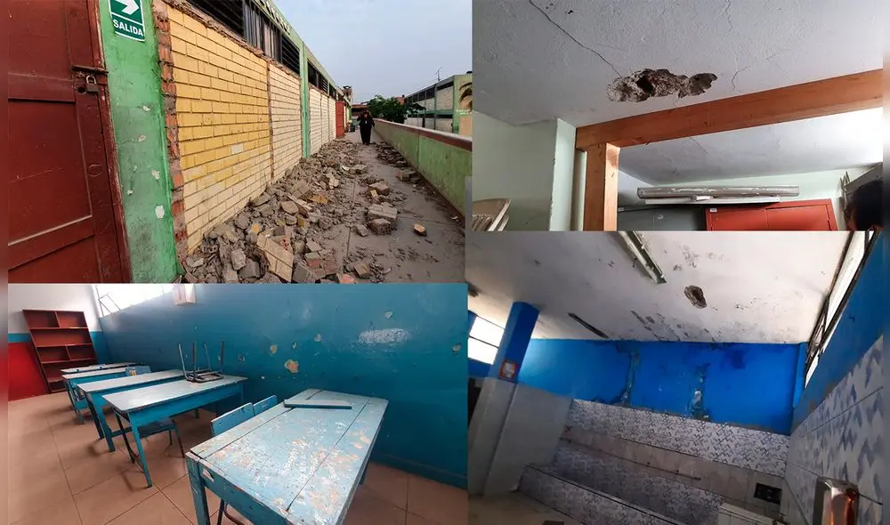 De acuerdo al Ministerio de Educación, el 39% de locales educativos requiere que sus ambientes sean demolidos. Foto: Deysi Portuguez/ URPI-LR