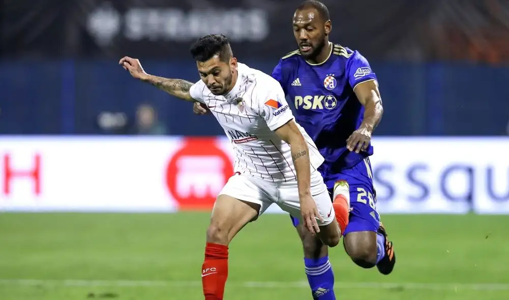 Sevilla iguala 0-0 con Dinamo Zagreb. Foto: EFE.