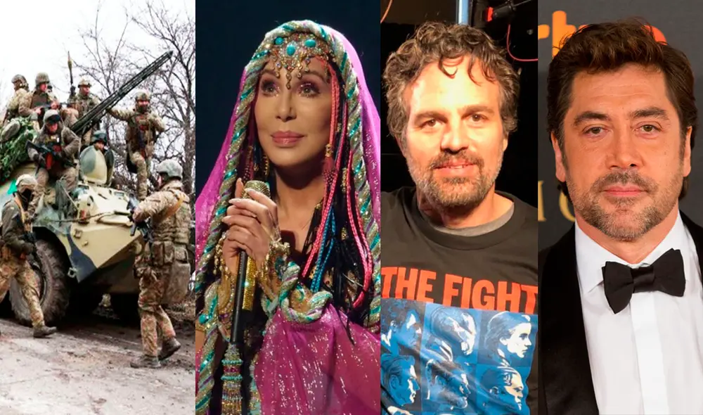 El inicio de la guerra entre Rusia y Ucrania ha desatado la indignación de los famosos. Foto: AFP / Instagram